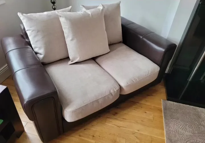Two-seater sofa after